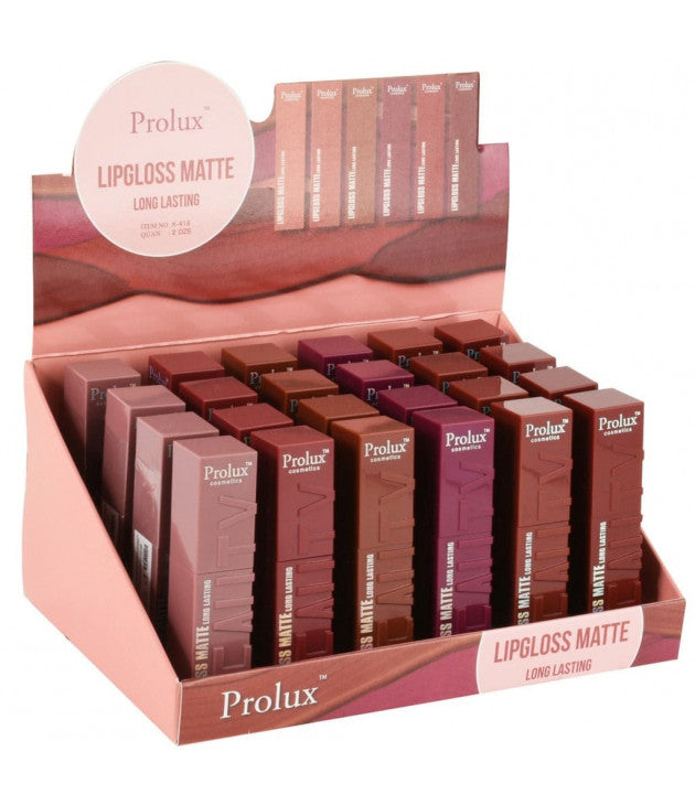 Labial Liquido Matte de Larga Duración Display | Prolux