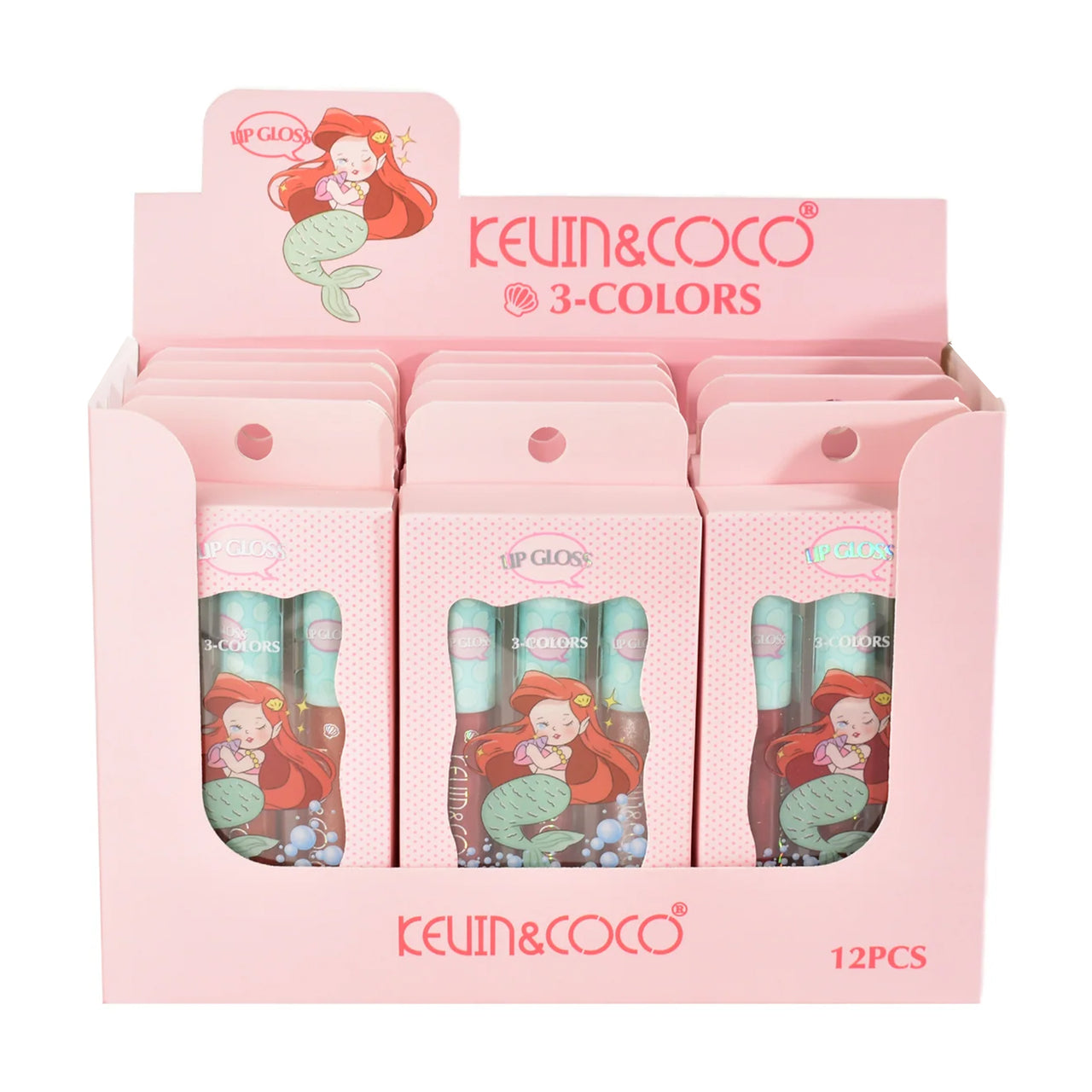 *** PRE ORDEN *** Brillo labial voluminizador Mermaid de 3 colores KC248841 | Kevin&Coco