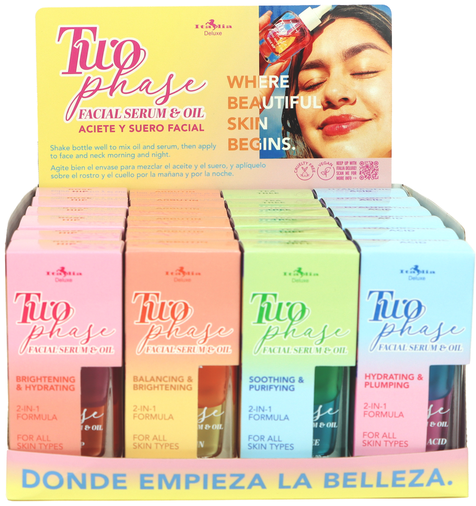 Two Phase Facial Serum & Oil | Italia Deluxe