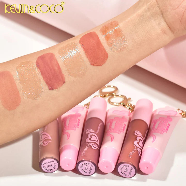 *** PRE ORDEN *** Dream Beauty Lip Gloss Set with Key Chain KC245963 | Kevin&Coco