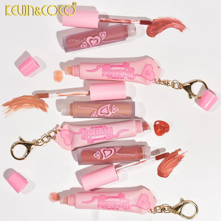 *** PRE ORDEN *** Dream Beauty Lip Gloss Set with Key Chain KC245963 | Kevin&Coco
