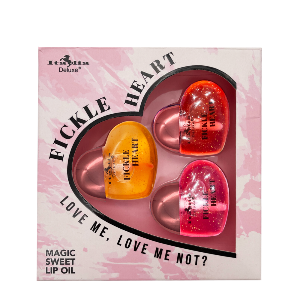 FICKLE HEART MAGIC SWEET LIP OIL 3 PCS SET - ITALIA DELUXE