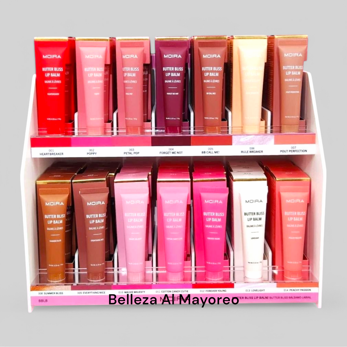 BUTTER BLISS LIP BALM DISPLAY - MOIRA