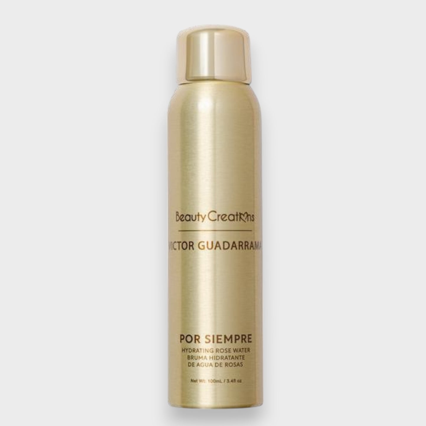 Bruma hidratante de agua de rosas "Por Siempre" Colección Vico Guadarrama| Beauty Creations