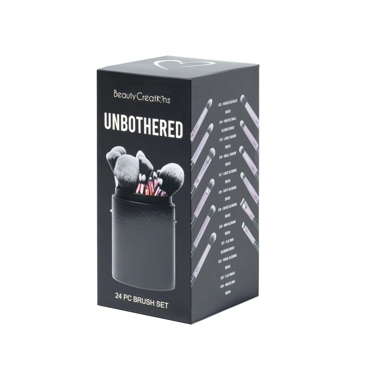 SET DE BROCHAS 24 PIEZAS UNBOTHERED -BEAUTY CREATIONS