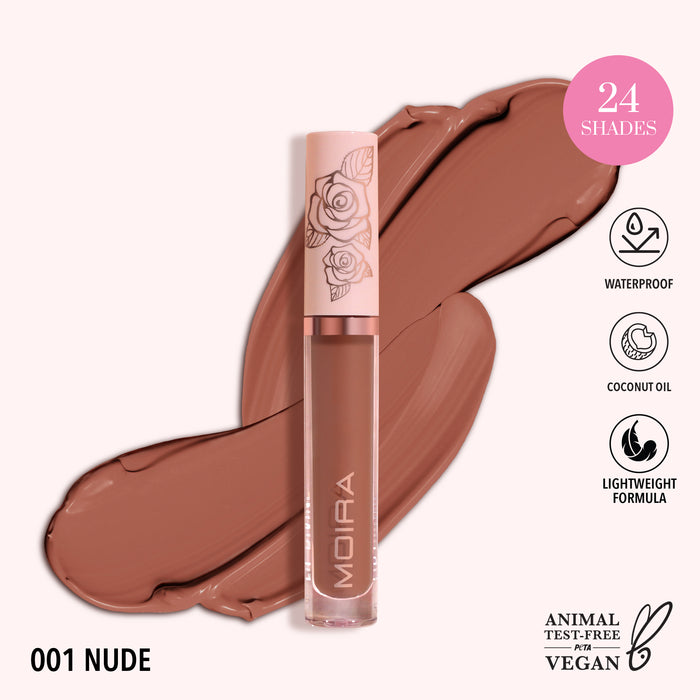 LIP DIVINE LIQUID LIPSTICK (001, NUDE) | MOIRA