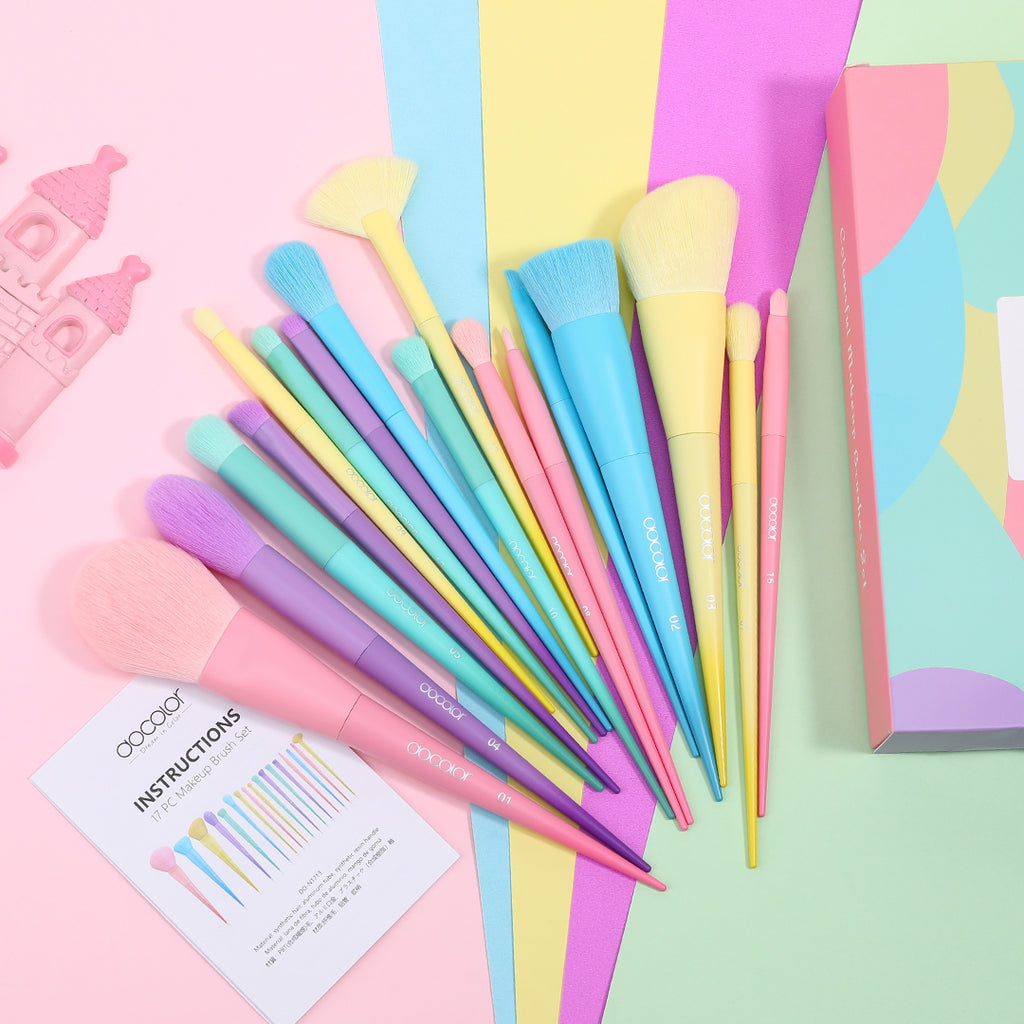 SET DE 17 BROCHAS - DREAMING OF UNICORNS -DO-N1713  - DOCOLOR