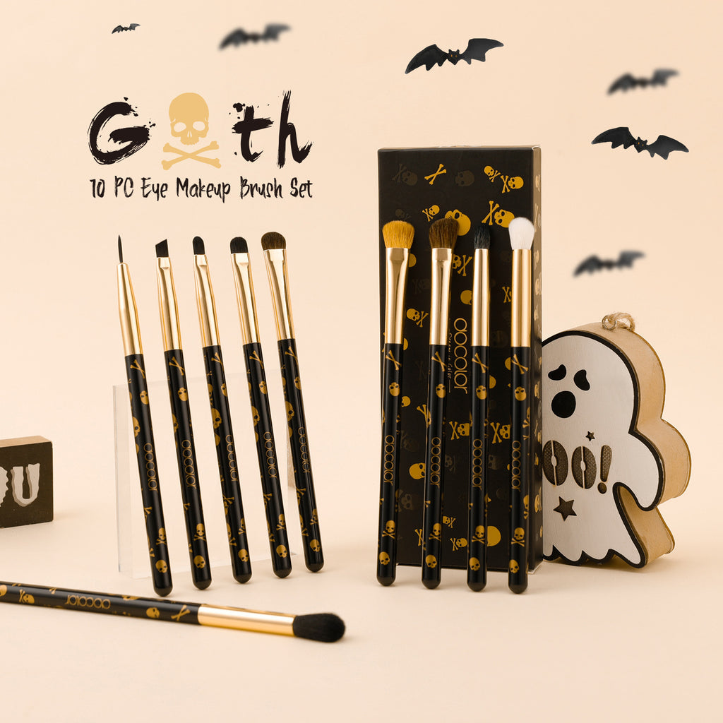 SET DE 10 BROCHAS - GOTH - DOCOLOR