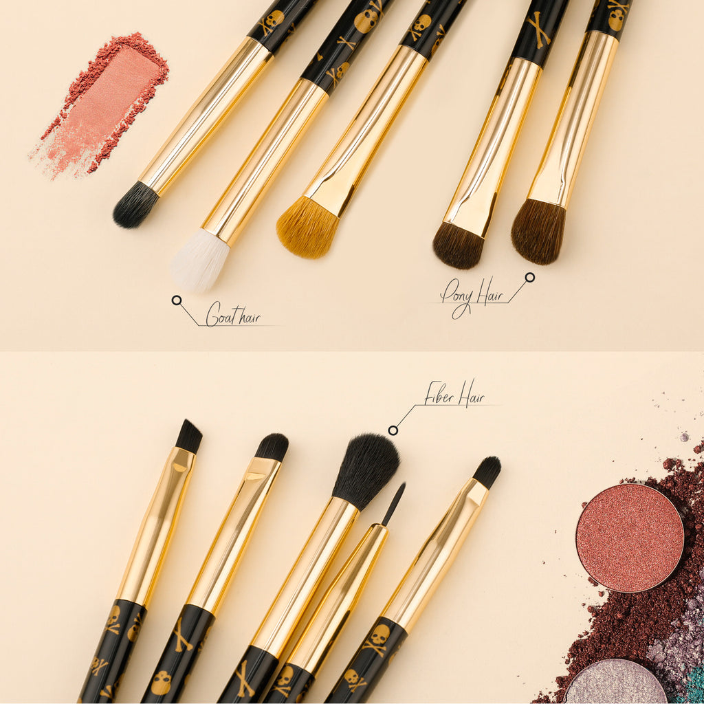 SET DE 10 BROCHAS - GOTH - DOCOLOR