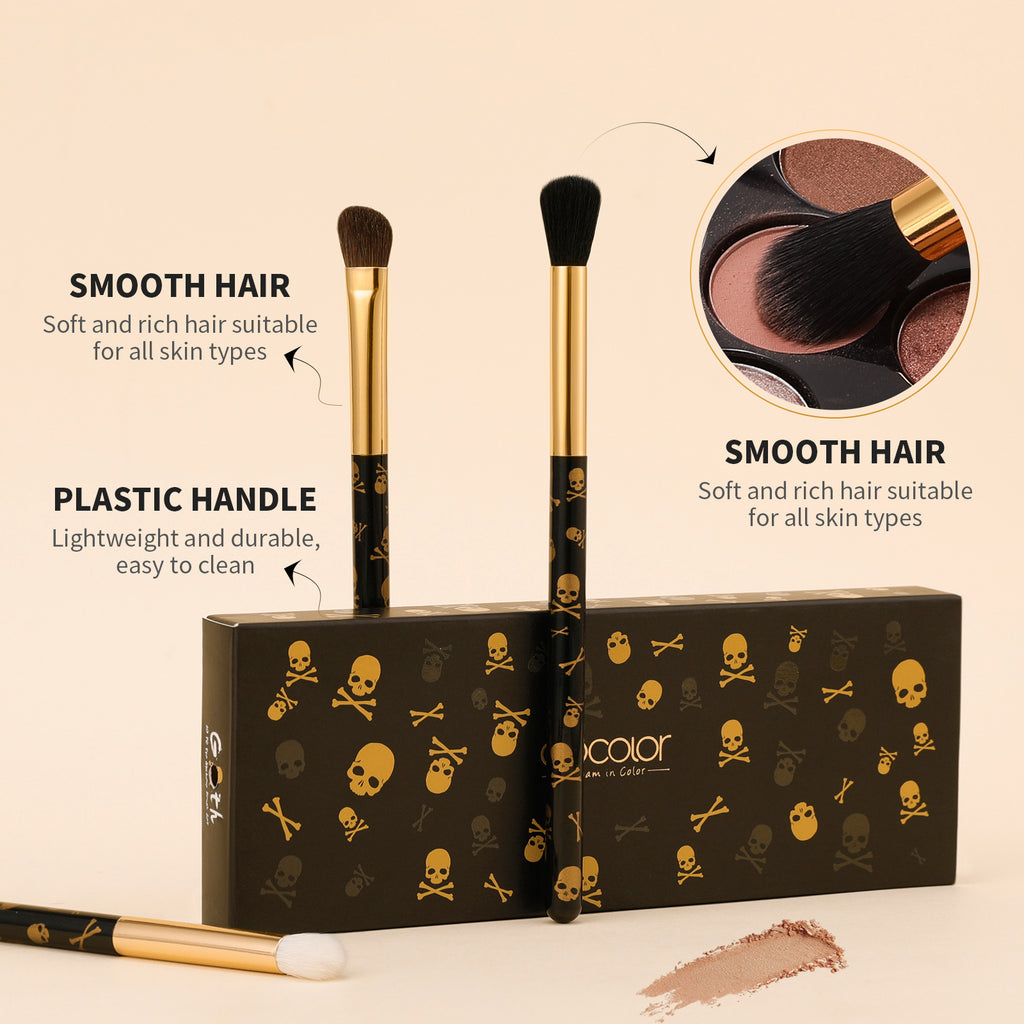 SET DE 10 BROCHAS - GOTH - DOCOLOR