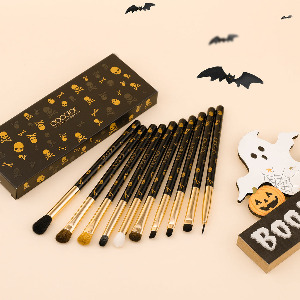 SET DE 10 BROCHAS - GOTH - DOCOLOR