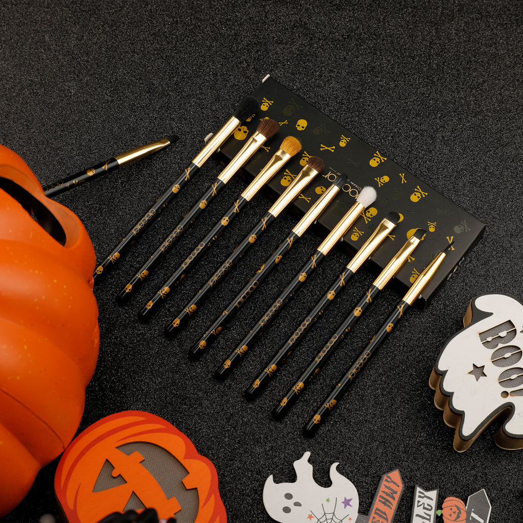 SET DE 10 BROCHAS - GOTH - DOCOLOR