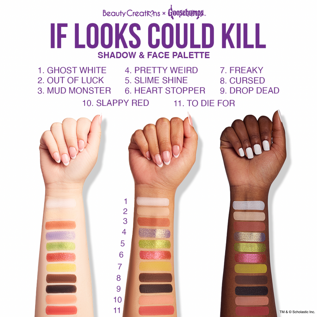 ***PREORDEN*** Paleta de sombras y rostro Goosebumps If Looks Could Kill | Beauty Creations