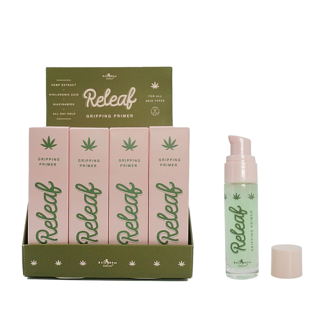 RELEAF GRIPPING PRIMER DISPLAY - ITALIA DELUXE