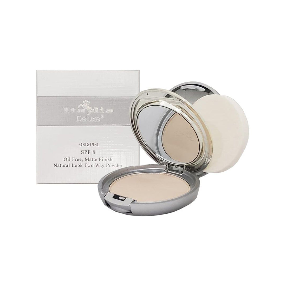 Silver Pressed Foundation Powder - Polvo Compacto 3 Piezas | Italia Deluxe