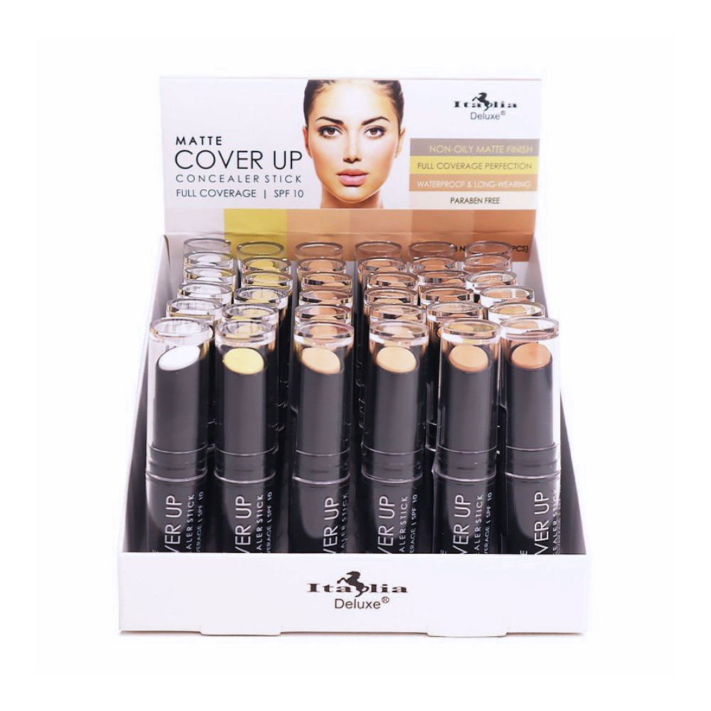 Matte Cover Up Concealer Stick - 12 pcs | Italia Deluxe