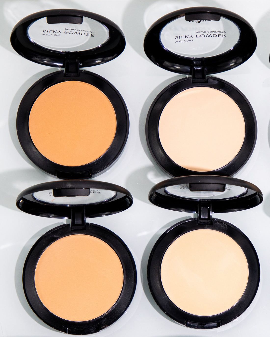 Silky Wet/Dry Foundation Powder - Polvo Compacto ( 3 Piezas ) - Italia Deluxe