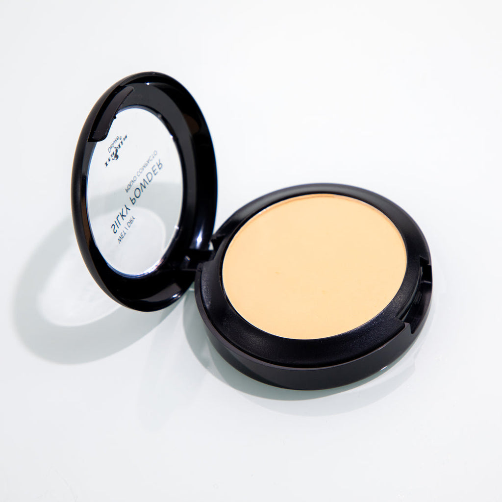 Silky Wet/Dry Foundation Powder - Polvo Compacto ( 3 Piezas ) - Italia Deluxe