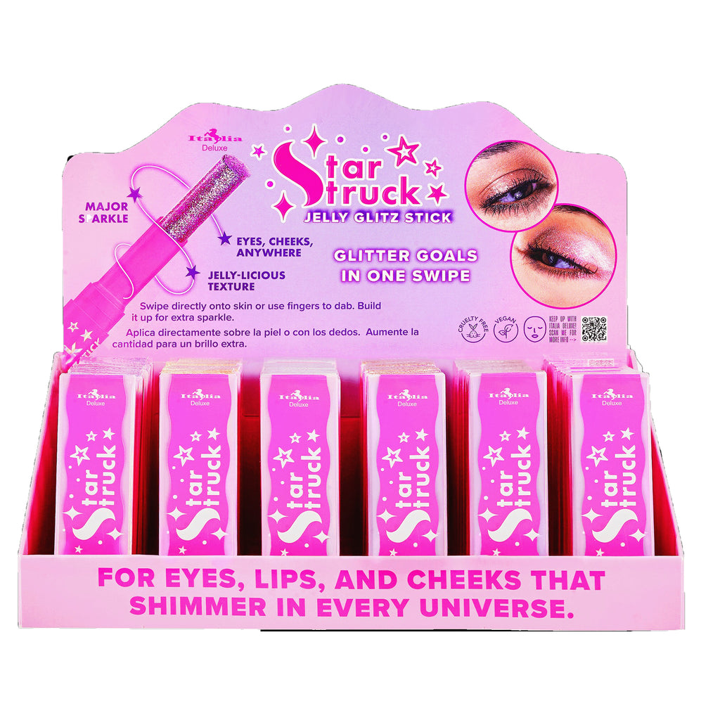 Star Struck Jelly Glitz Stick Display | Italia Deluxe