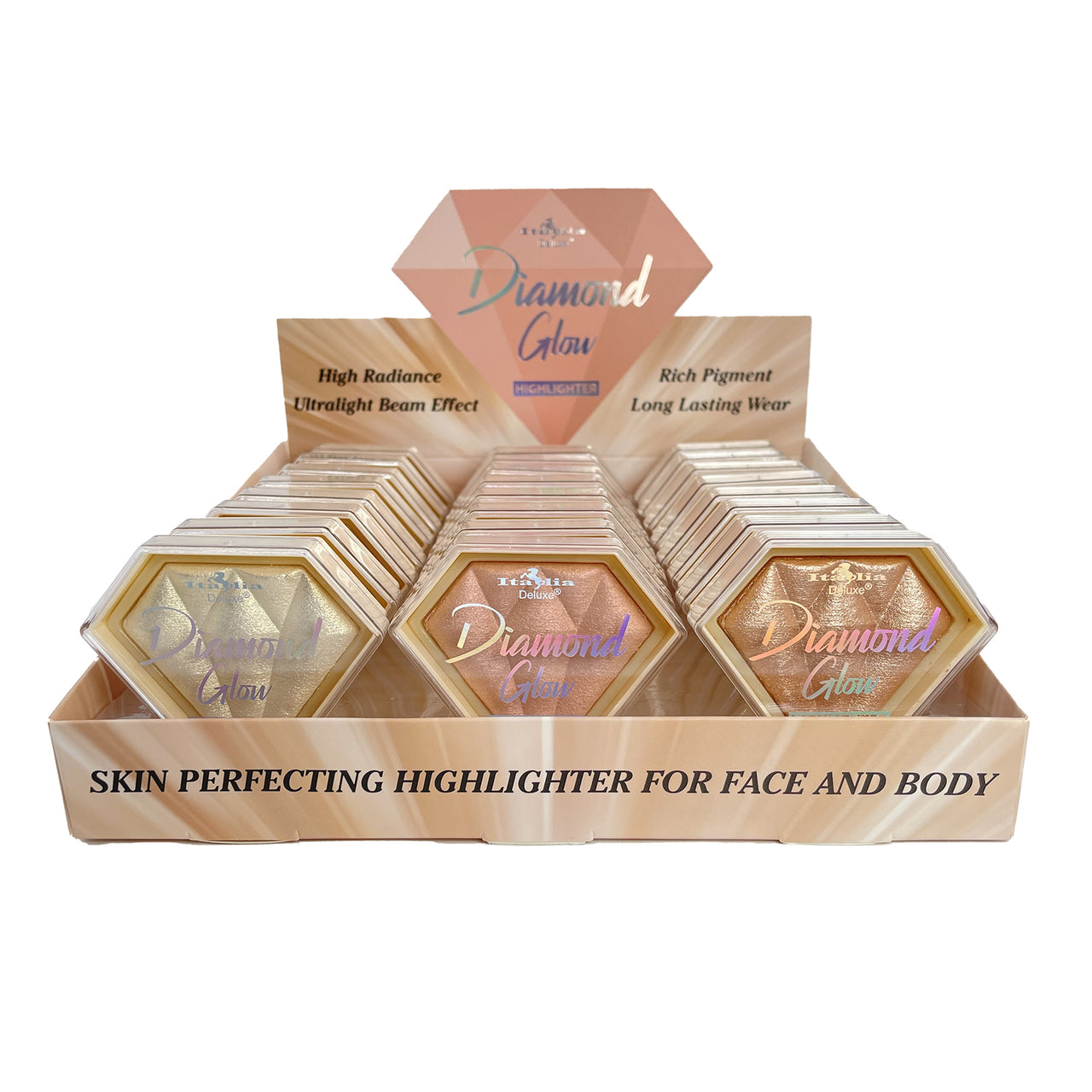 Diamond Glow Highlighter - Iluminador en polvo| Italia Deluxe