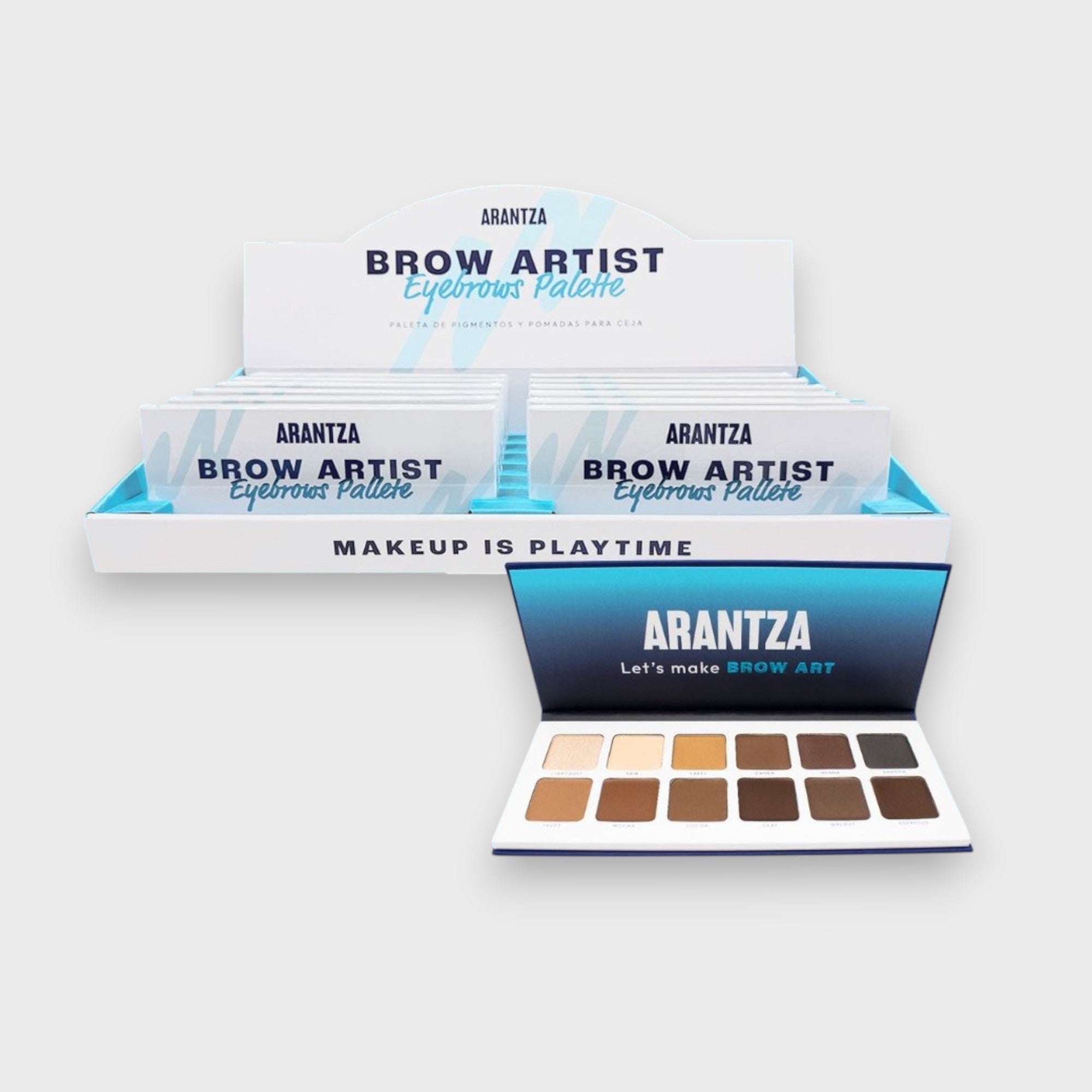Brow Artist Paleta de Cejas - DIsplay | Arantza Cosmetics