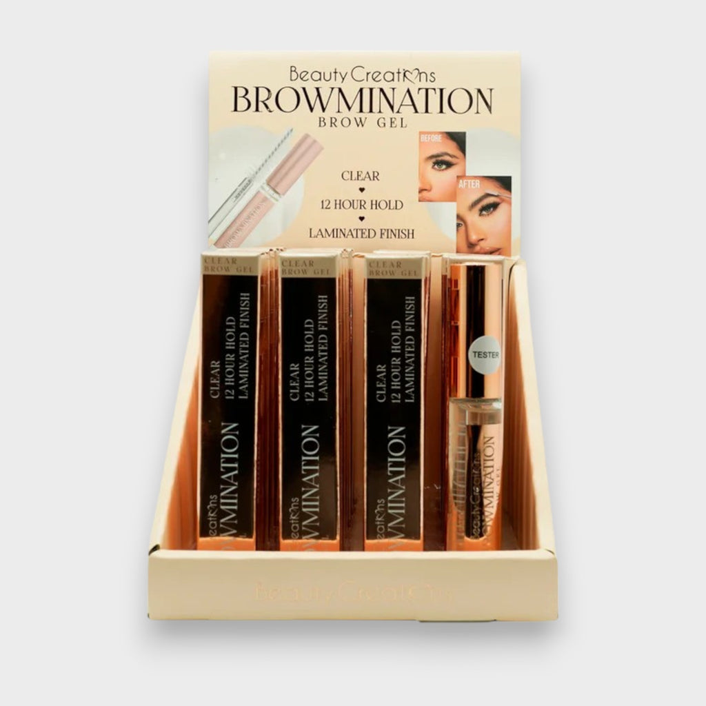 Browmination Gel Fijador De Cejas Display | Beauty Creations