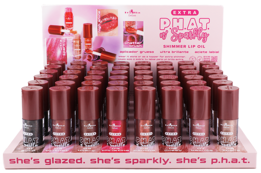 ***PREORDEN*** Extra P.H.A.T. n' Sparkly Shimmer Lip Oil - Italia Deluxe