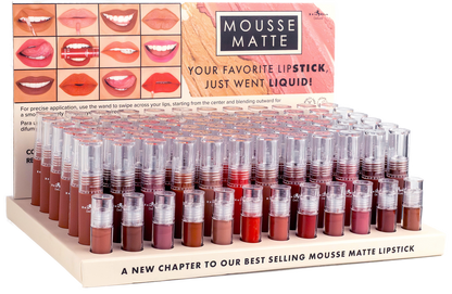 Italia Deluxe Mousse Matte Liquid Lipstick Display - ITALIA DELUXE