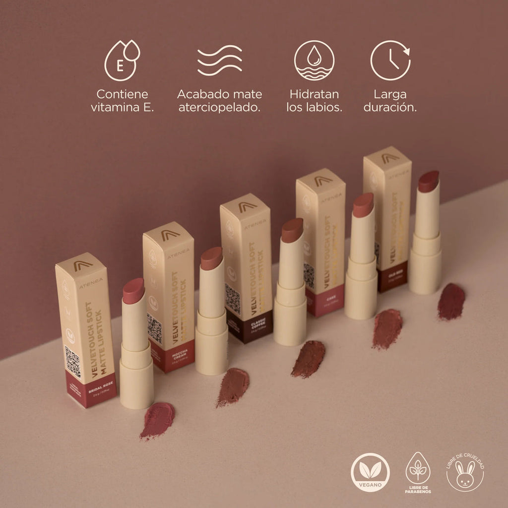 LABIAL VELVET EN BARRA | ATENEA