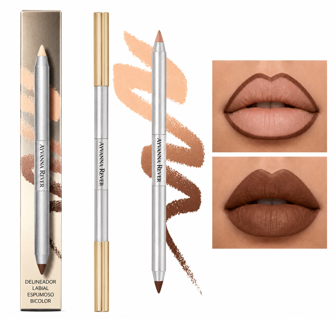 DELINEADOR DE LABIOS BICOLOR - AYVANNA REVER