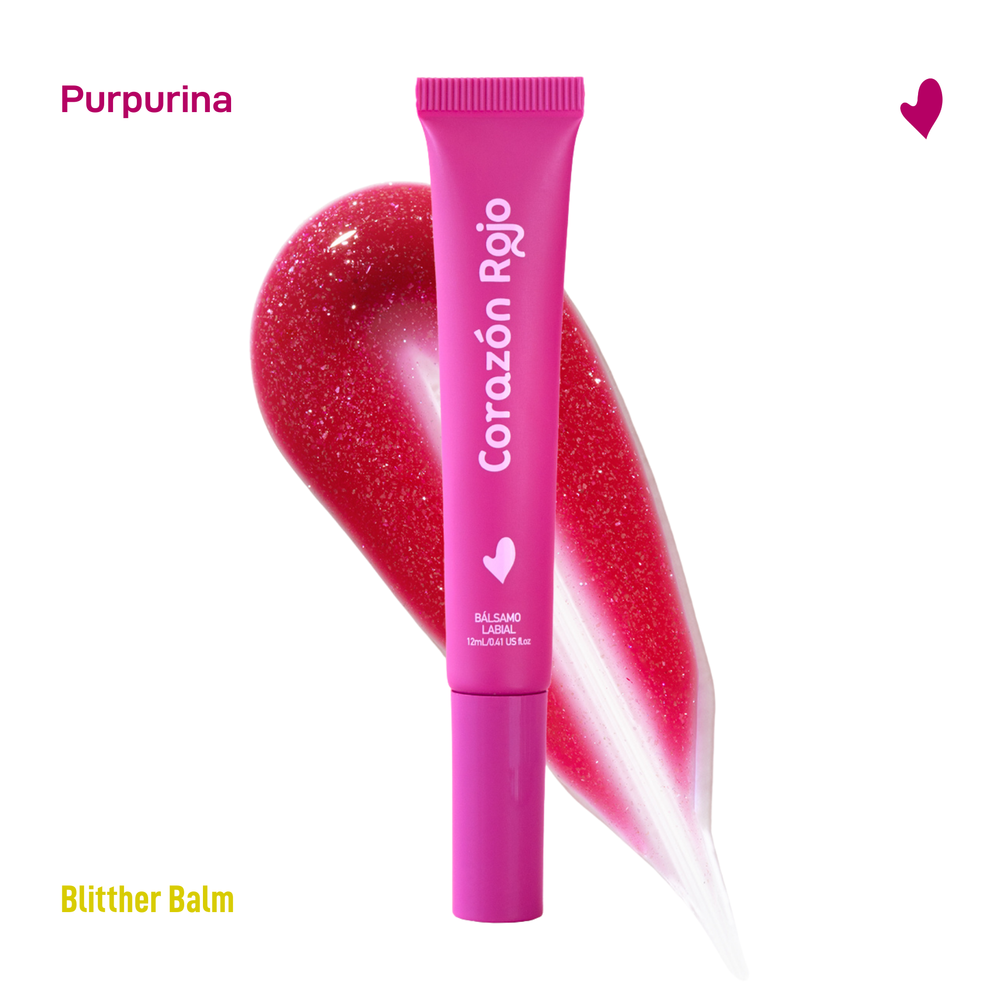 Display Blitther Balm - Corazón Rojo