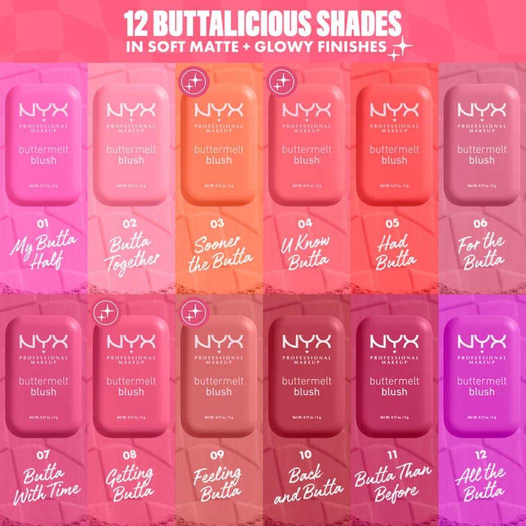 Buttermelt Blush Blush -  cremoso en polvo | Nyx Cosmetics