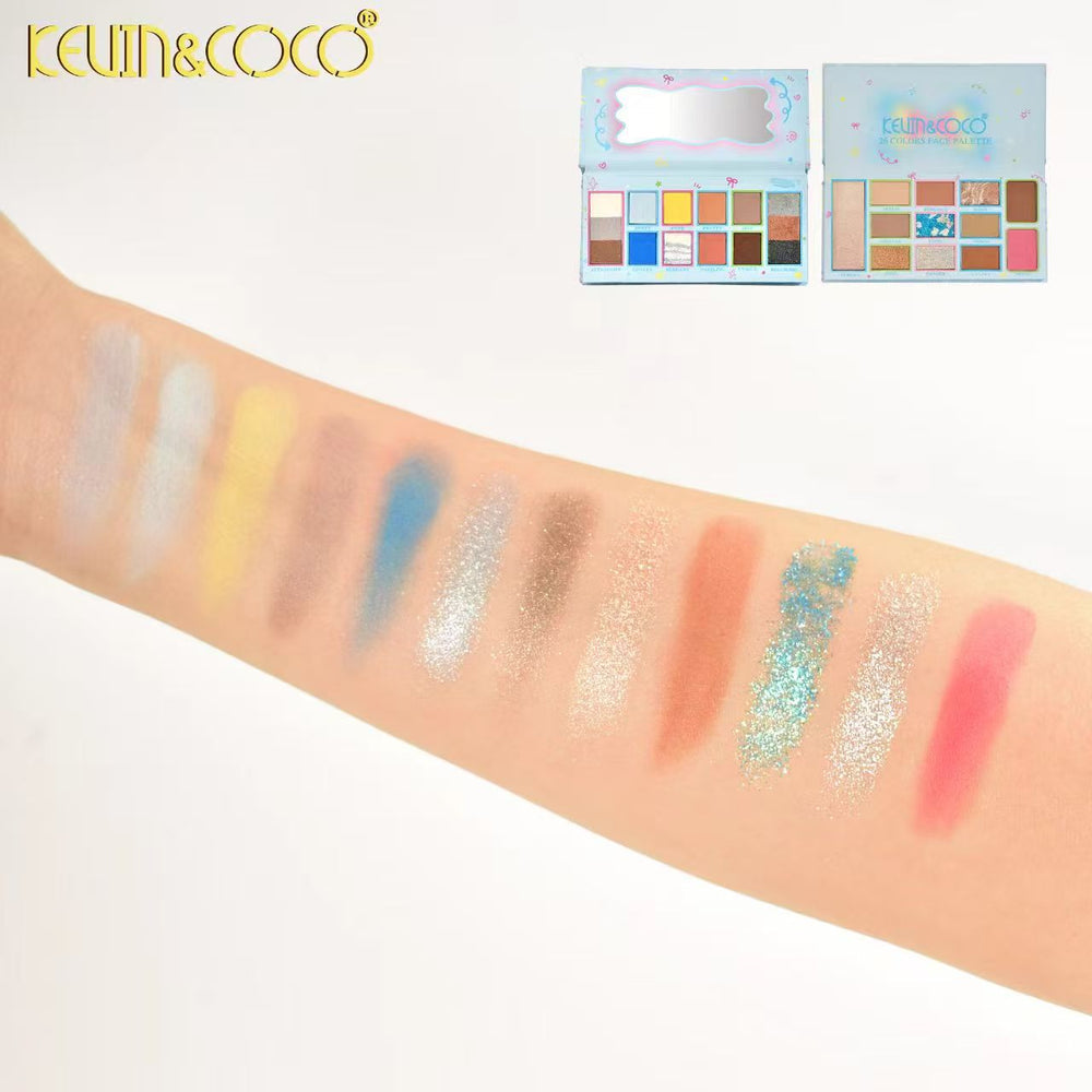 Paleta de sombras DreamWeaver Express de 26 colores  | Kevin & Coco