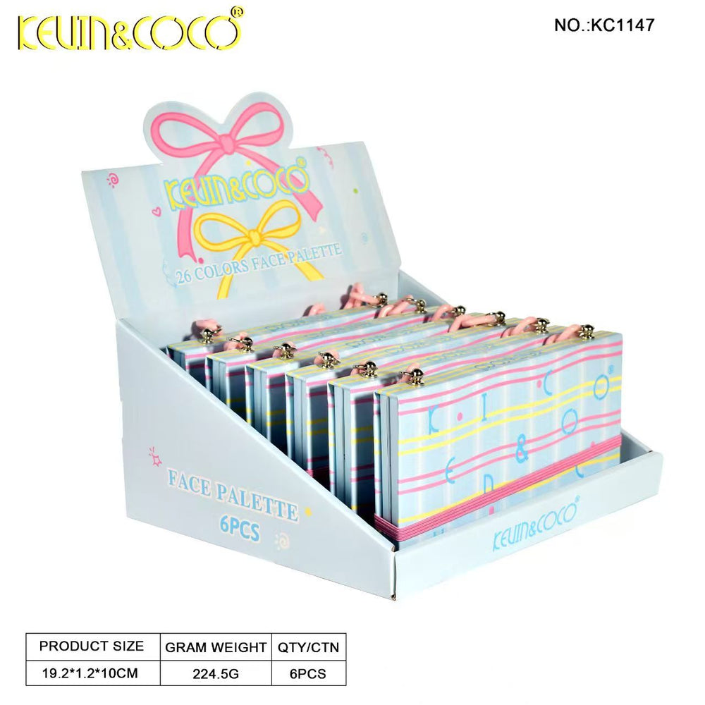 Paleta de sombras DreamWeaver Express de 26 colores  | Kevin & Coco