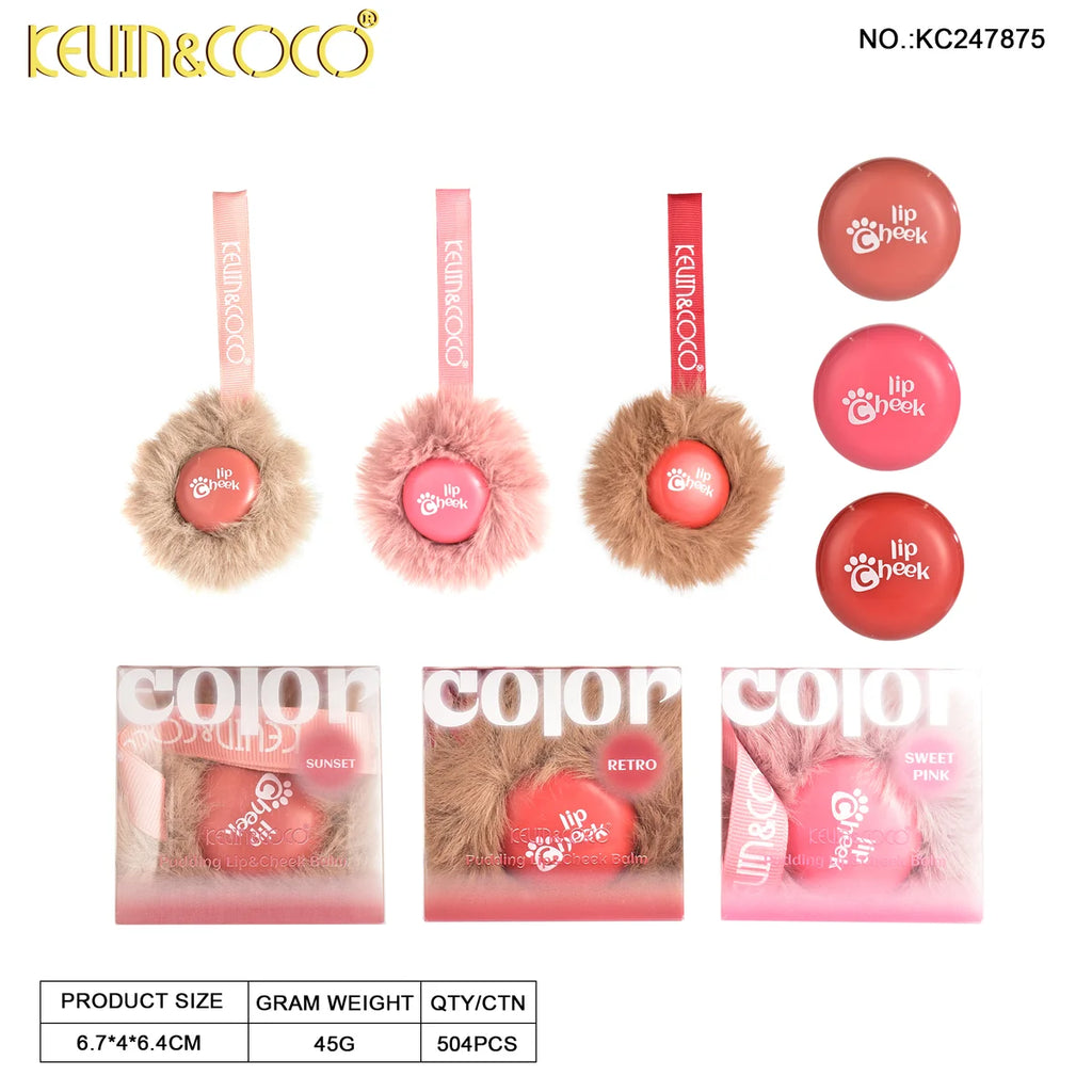 PUDDING LIP CHEEK BALM DISPLAY - KEVIN & COCO