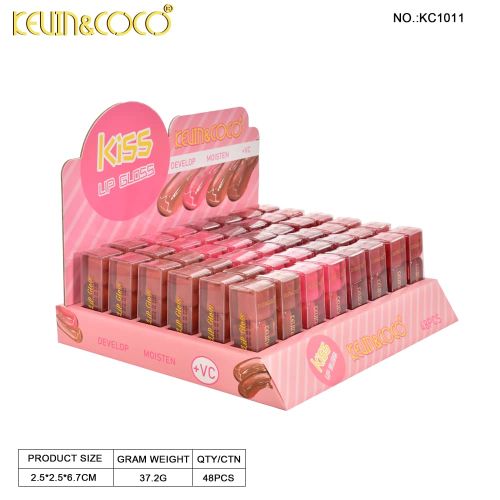 Cherry Lip Glaze Display Set -48 PCS (KC1011) | Kevin&COCO