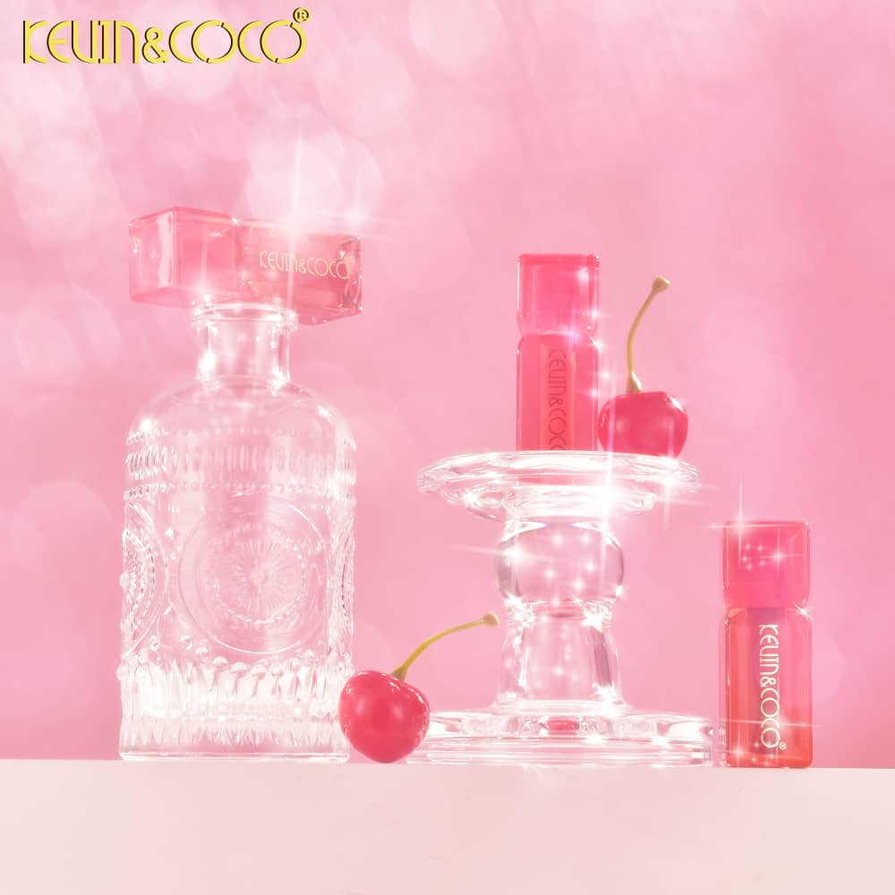 Cherry Lip Glaze Display Set -48 PCS (KC1011) | Kevin&COCO