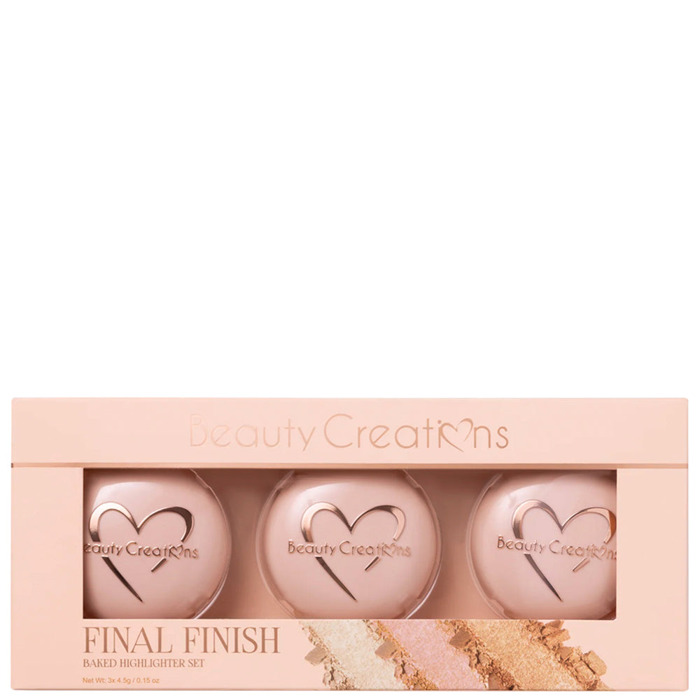 SET FINAL FINISH BAKED HIGHLIGHTER - SET ILUMINADORES | BEAUTY CREATIONS