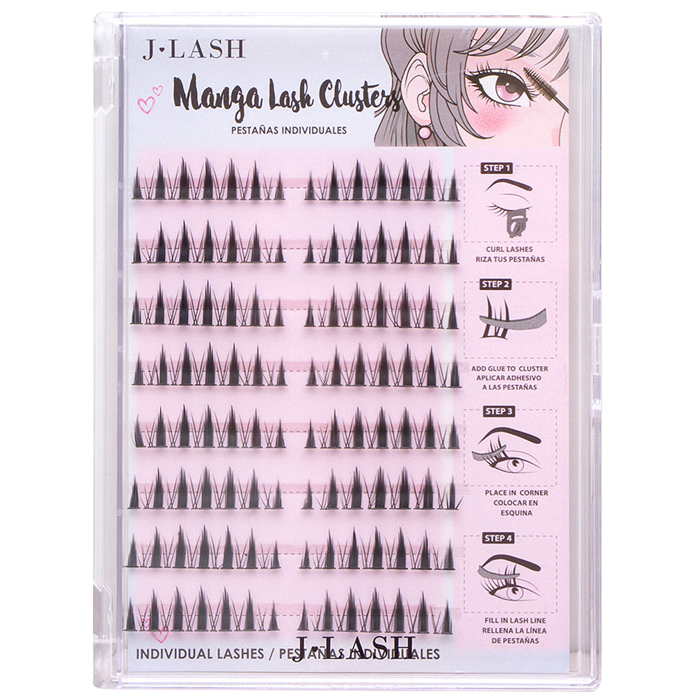 JLASH 48PC MANGA EYE LASH CLUSTERS - PESTAÑAS BLISTER - J LASH