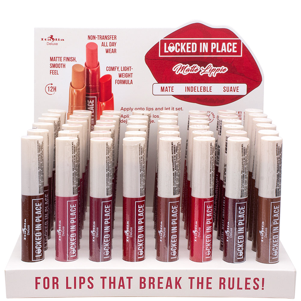 ***PREORDEN*** Locked in Place Matte Lippies | Italia Deluxe