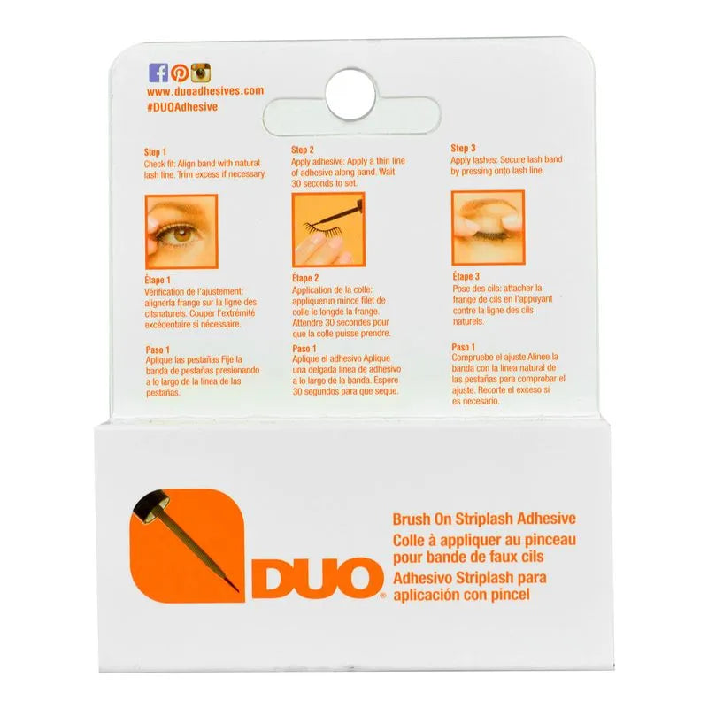 Brush On Striplash Adhesive – Dark Tone - DUO