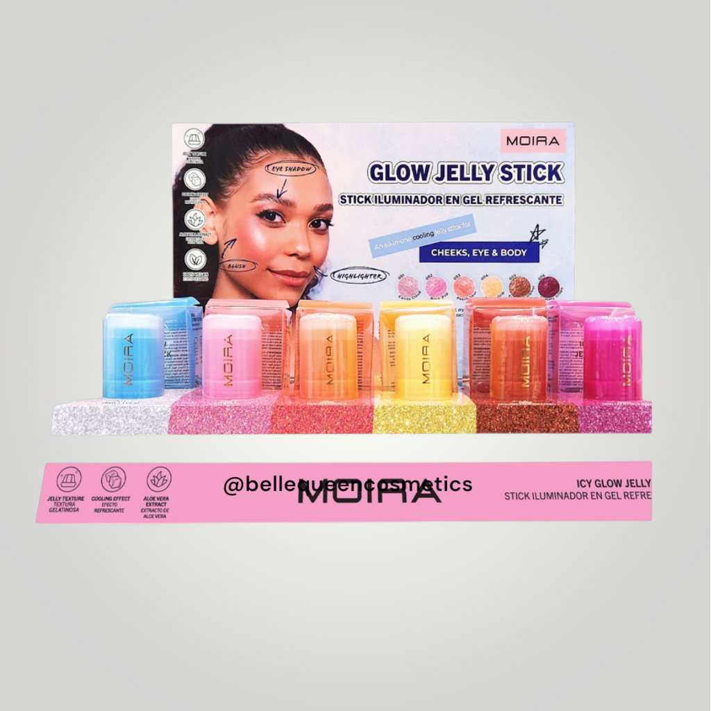 DISPLAY Icy Glow Jelly Stick - Iluminador en Gel | MOIRA