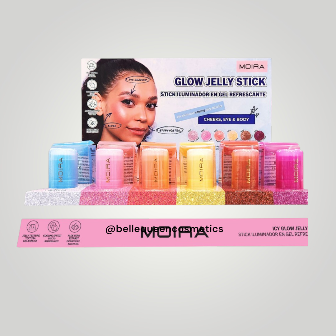 DISPLAY Icy Glow Jelly Stick - Iluminador en Gel | MOIRA