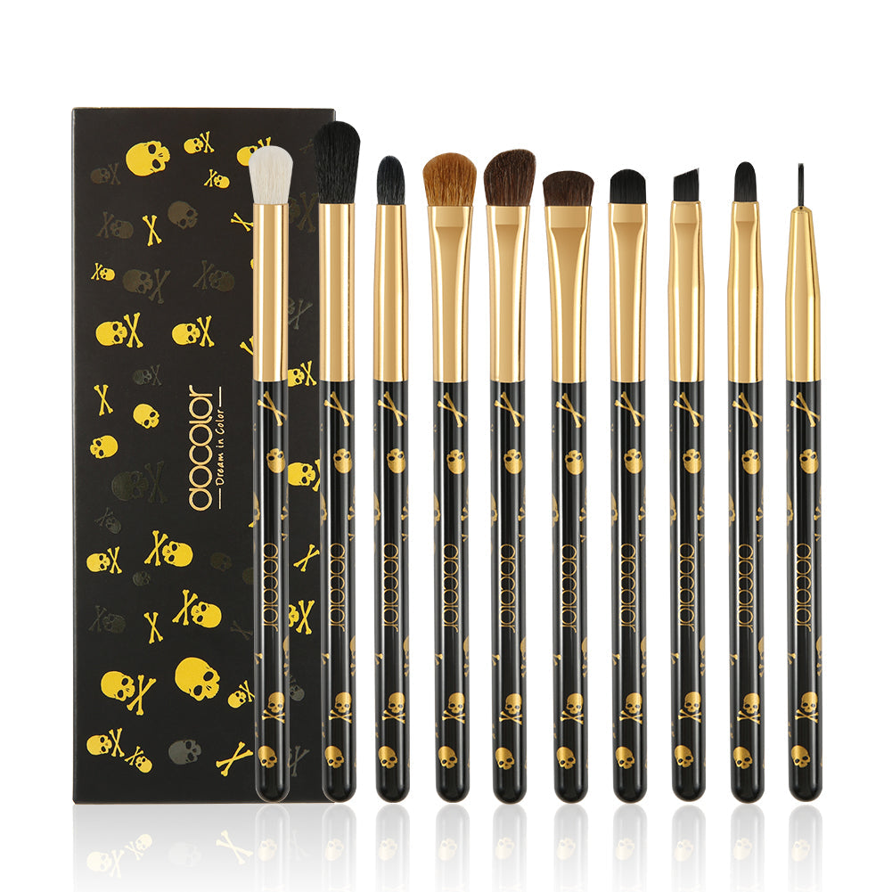 SET DE 10 BROCHAS - GOTH - DOCOLOR