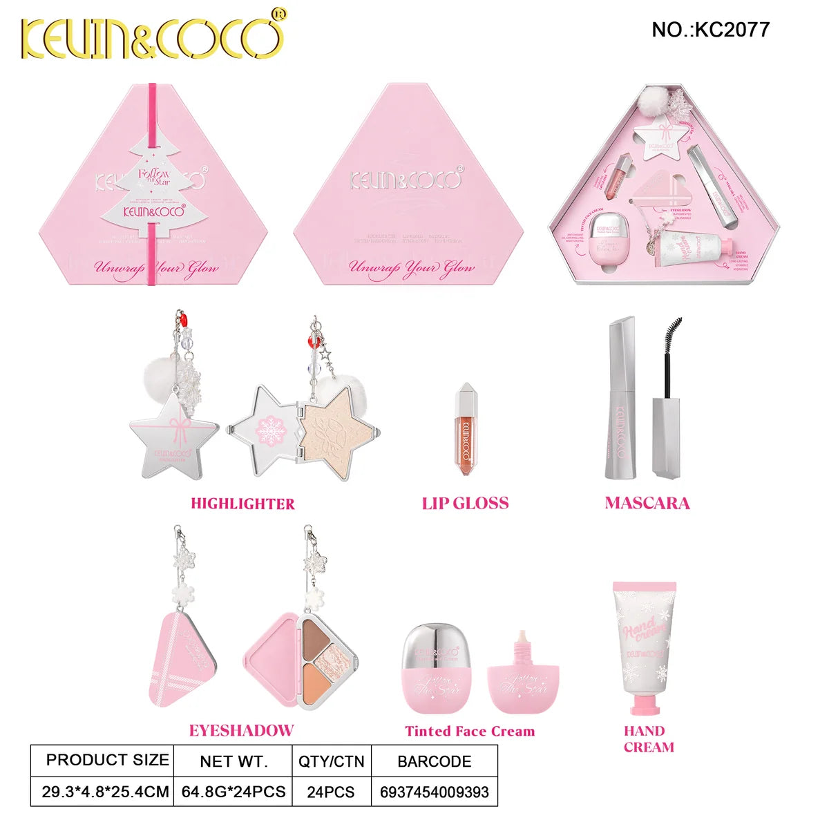 Set de Maquillaje Follow De Star Holiday | Kevin & Coco