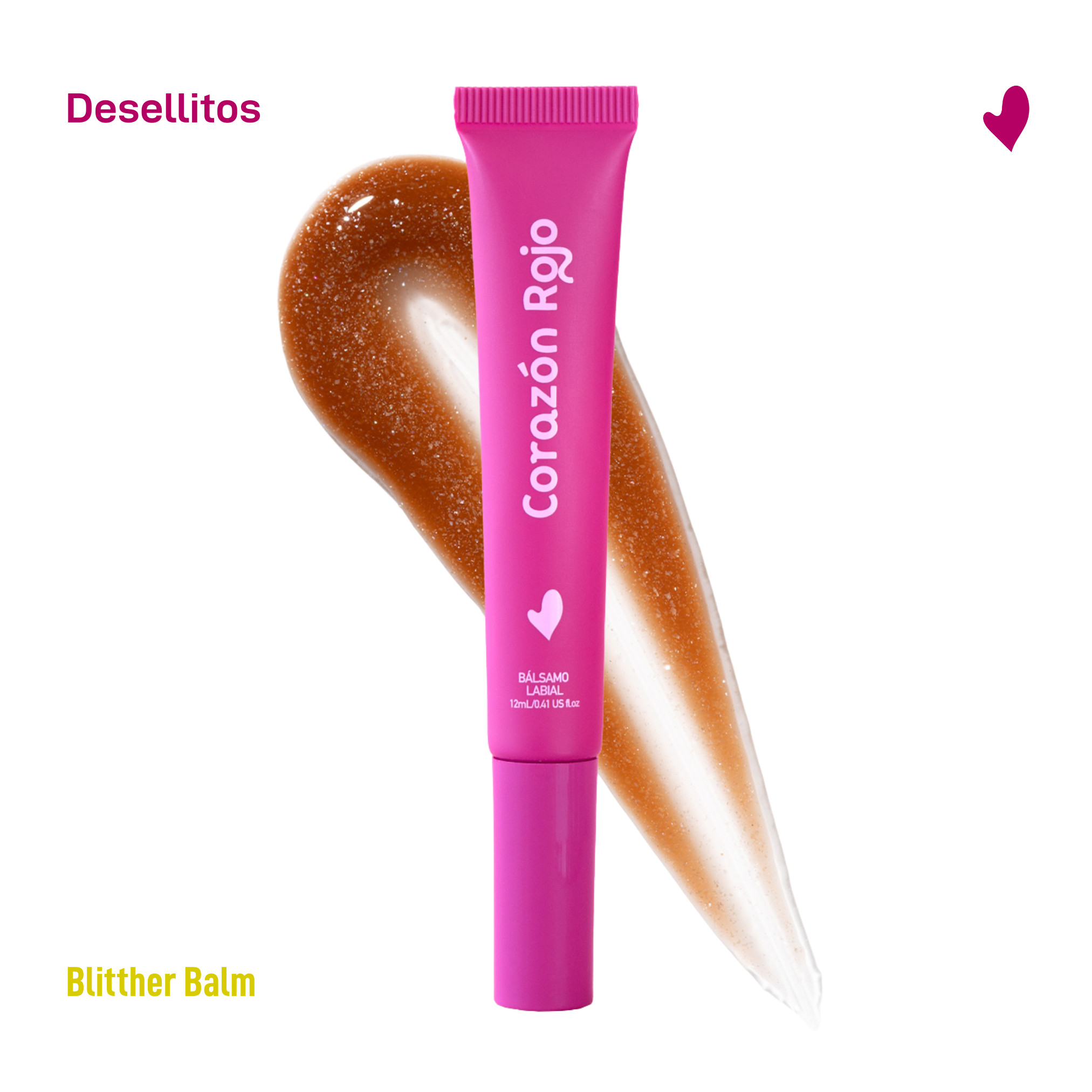 Display Blitther Balm - Corazón Rojo