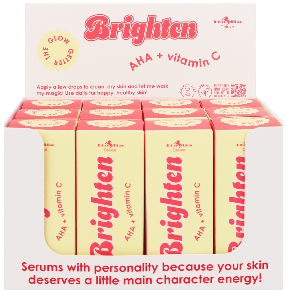 Facial Serums Display 03 Brighten | Italia Deluxe