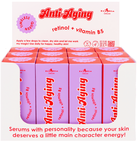 Facial Serums Display 04 Anti-Aging | Italia Deluxe