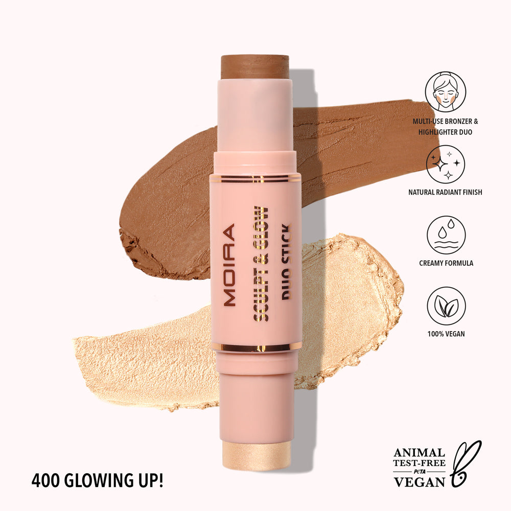 Sculpt & Glow Duo Stick - Contorno e Iluminador En Barra | MOIRA