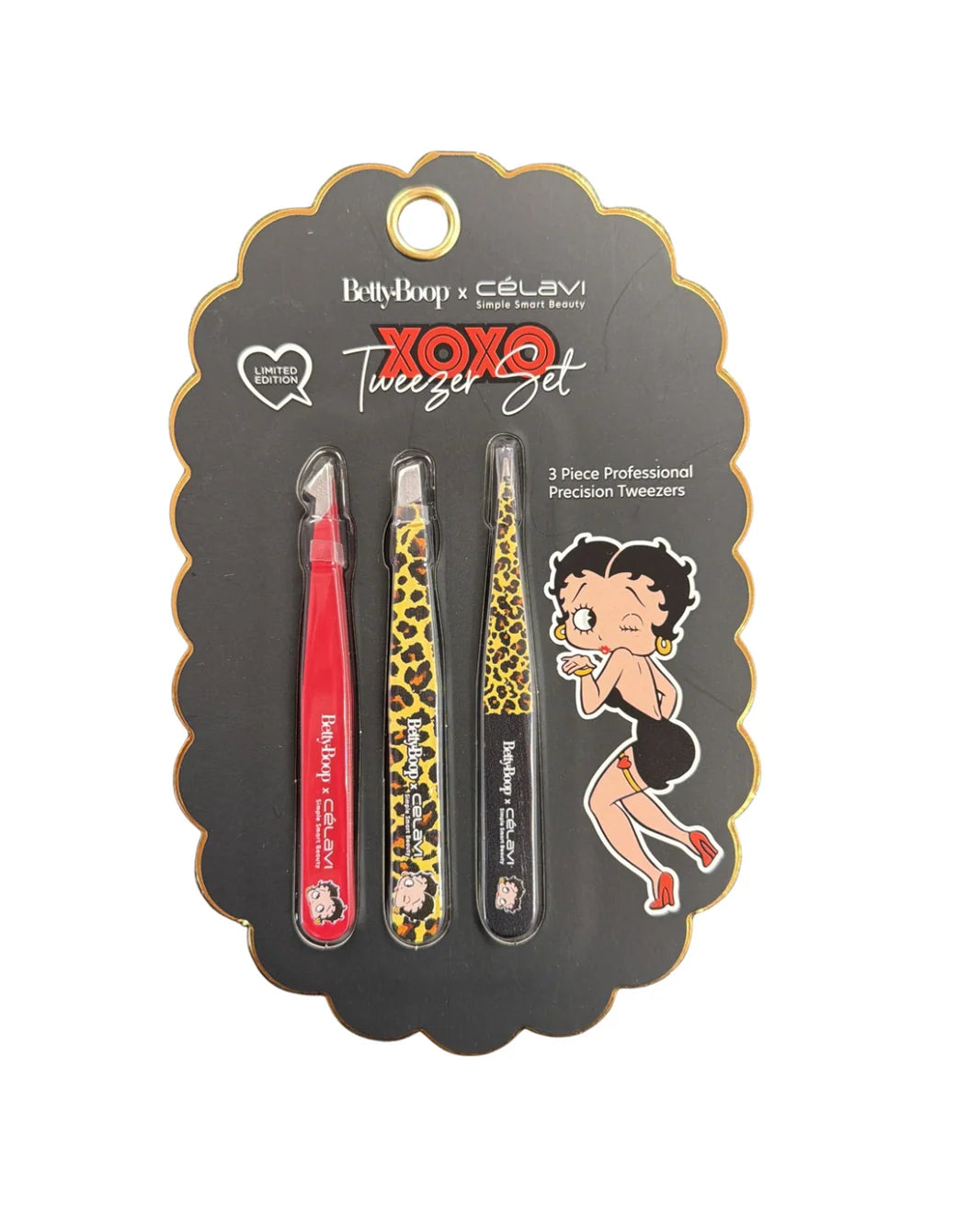 Betty Boop - Set de Pinzas para Cejas | CELAVI